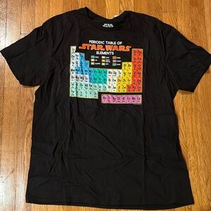 Disney Star Wars periodic table t shirt size XL NWT
